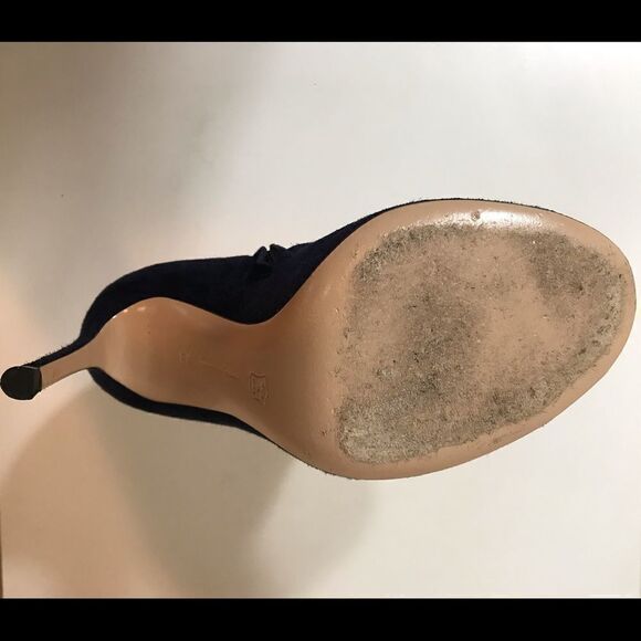 Gianvito Rossi navy suede booties - Picture 6 of 6